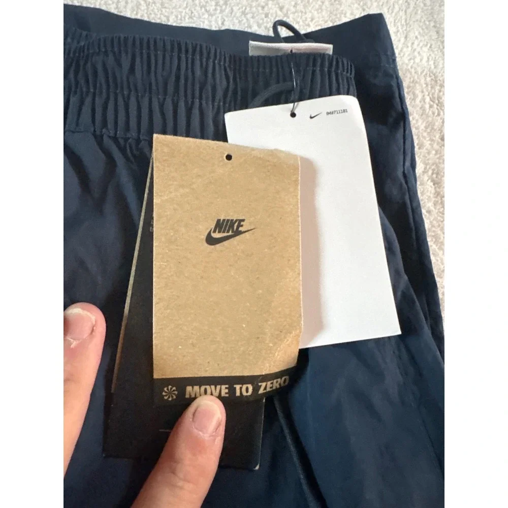 Nike Sportswear Move to Zero Track Pants Blue White Stripe XL FV7655-478 New